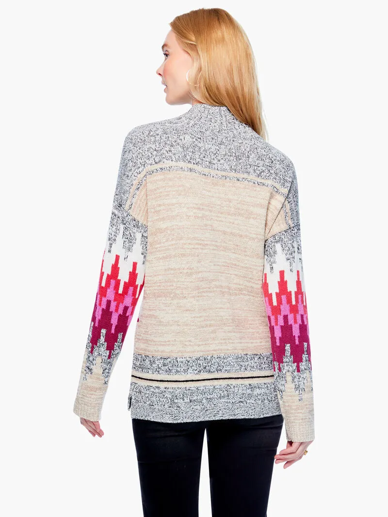 Fall Feelings Sweater in Neutral Multi