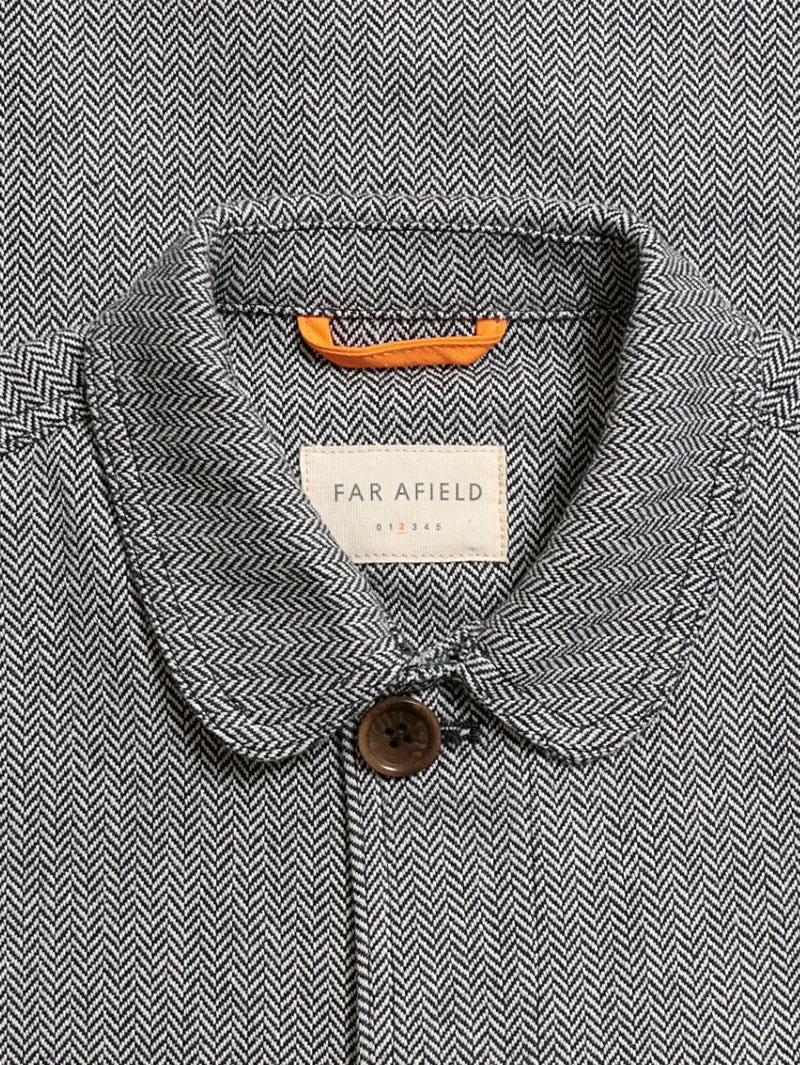 Far Afield Station Jacket Herringbone Navy