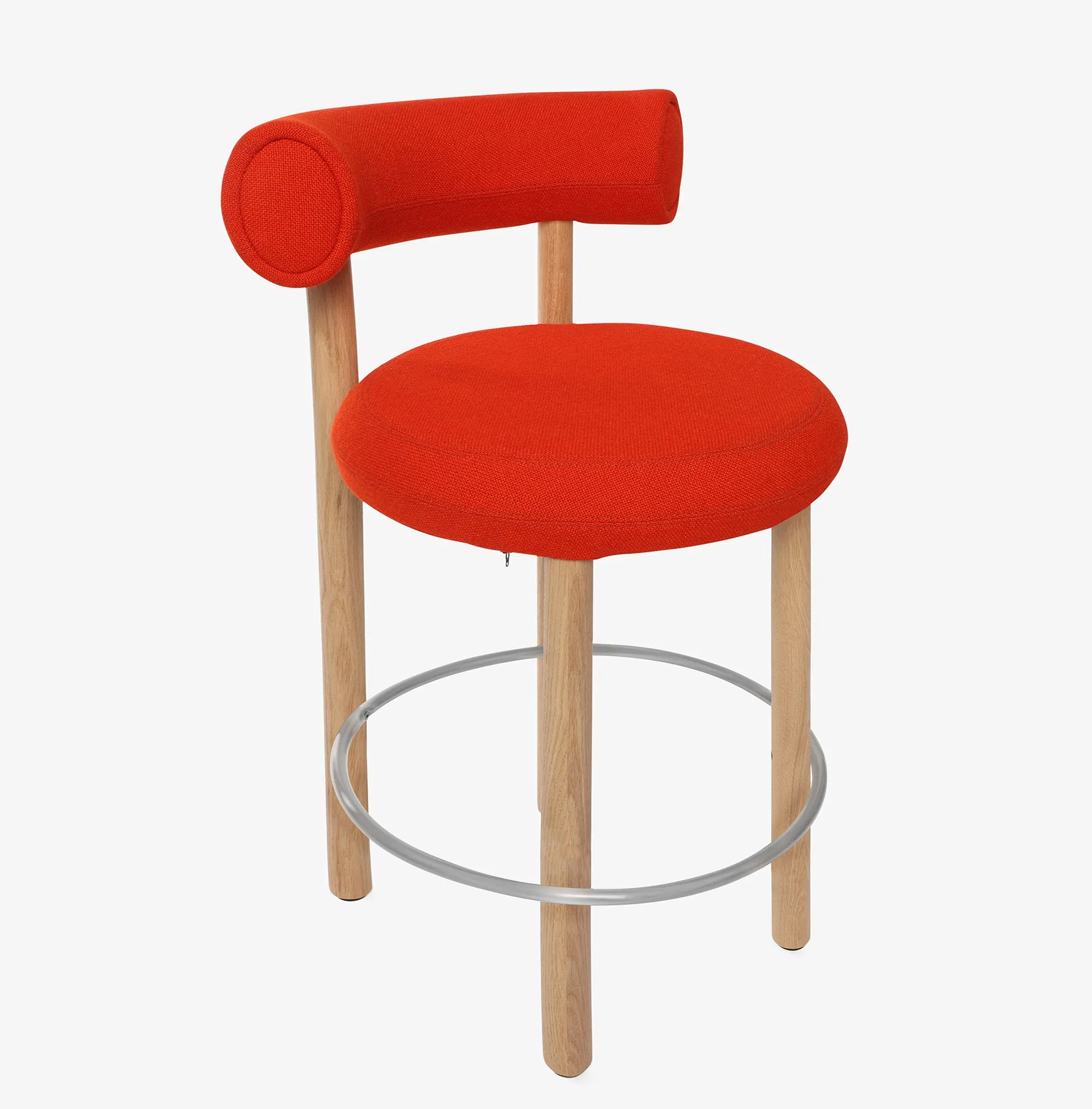 Fat Wood Bar Stool by Tom Dixon