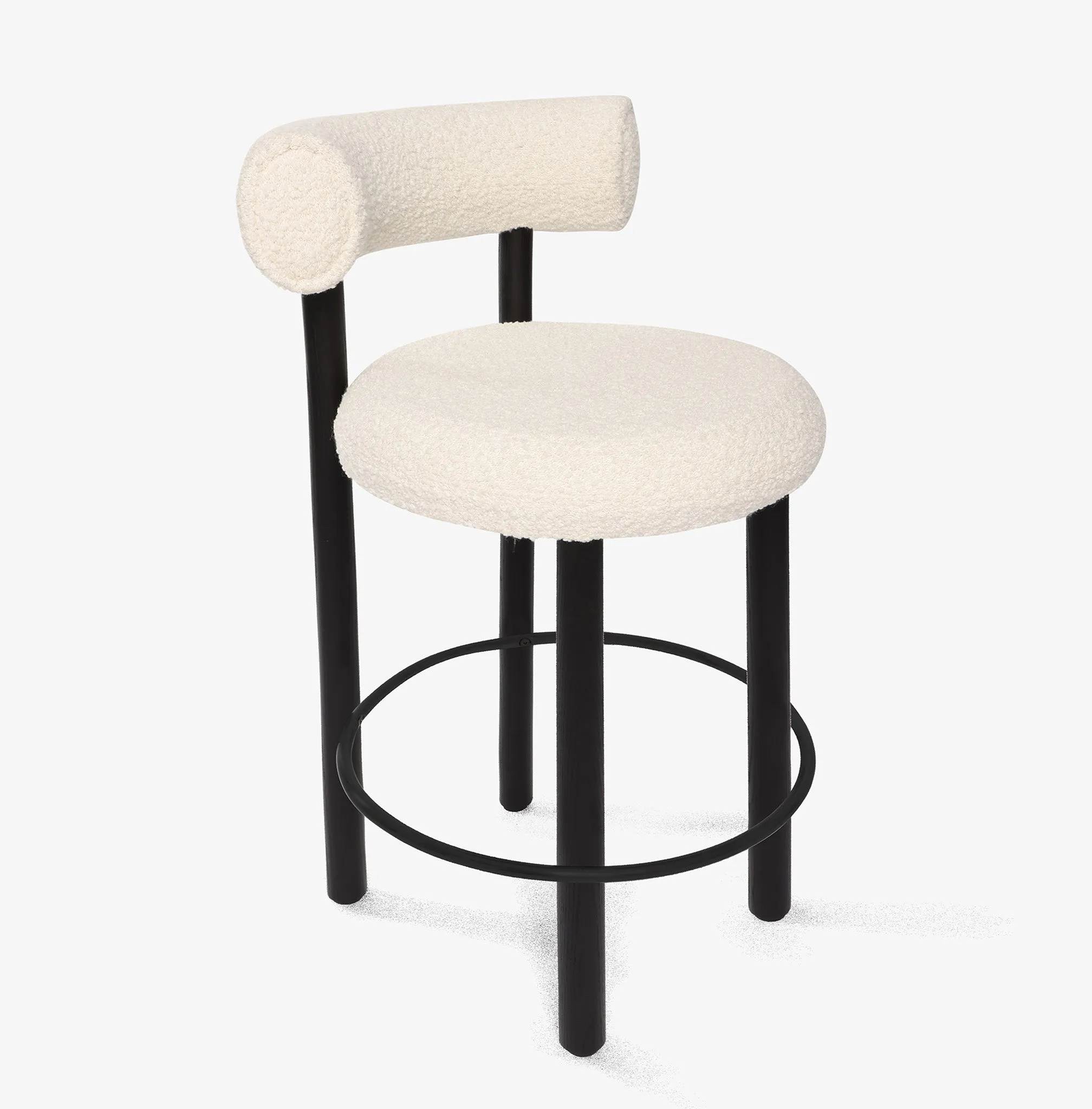 Fat Wood Bar Stool by Tom Dixon