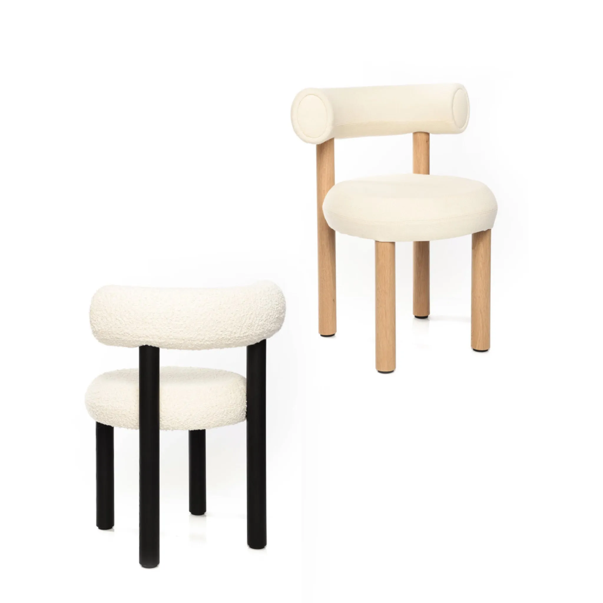 Fat Wood Dining Chair by Tom Dixon