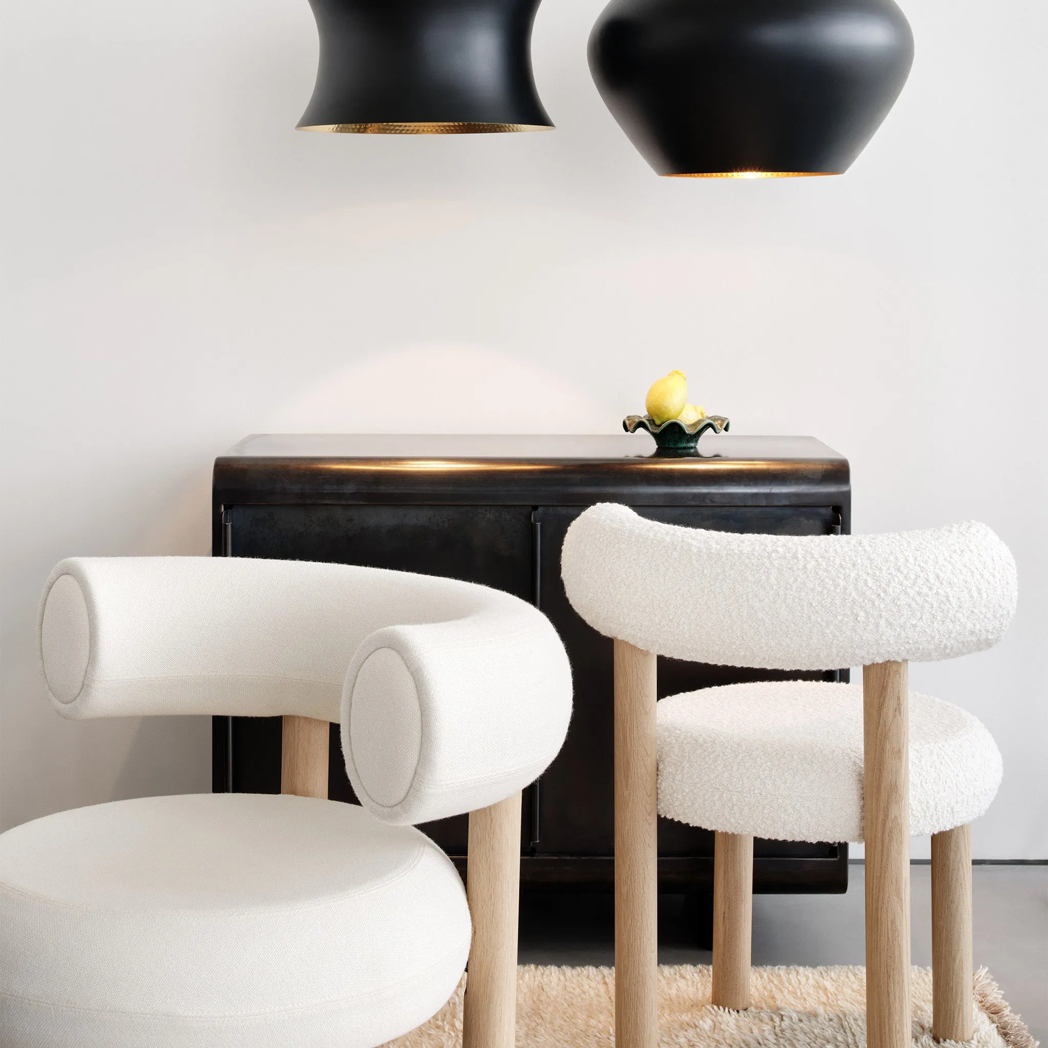 Fat Wood Dining Chair by Tom Dixon