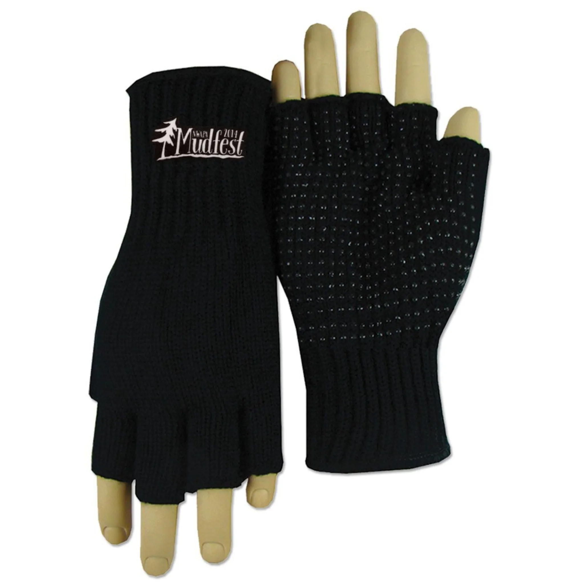 Fingerless Gripper Gloves - #403830