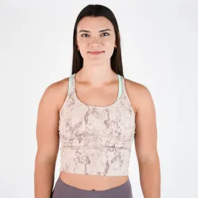 FLEO Switch Up Crop Tank - Rose Marble