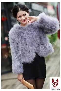 Fur Womens Coat Real Turkey Fur Coat Jacket Overcoat Mulitple Colors Puff NEW Stylish Natural Fur Coat Warmest Fur Coat Fur Story FS12098