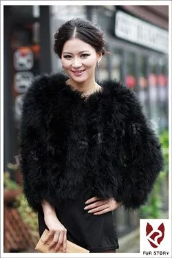 Fur Womens Coat Real Turkey Fur Coat Jacket Overcoat Mulitple Colors Puff NEW Stylish Natural Fur Coat Warmest Fur Coat Fur Story FS12098