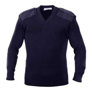 G.I. Style Acrylic V-Neck Sweater