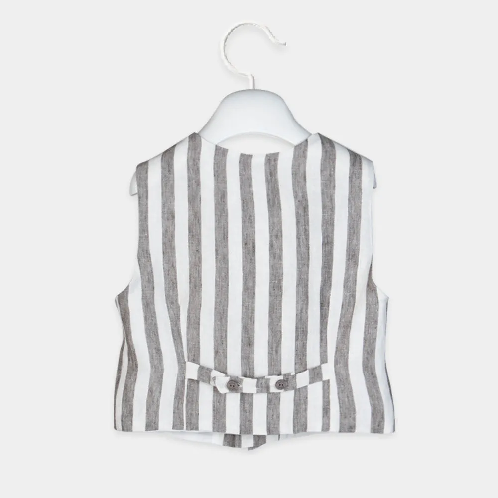 Gilet in lino bambino