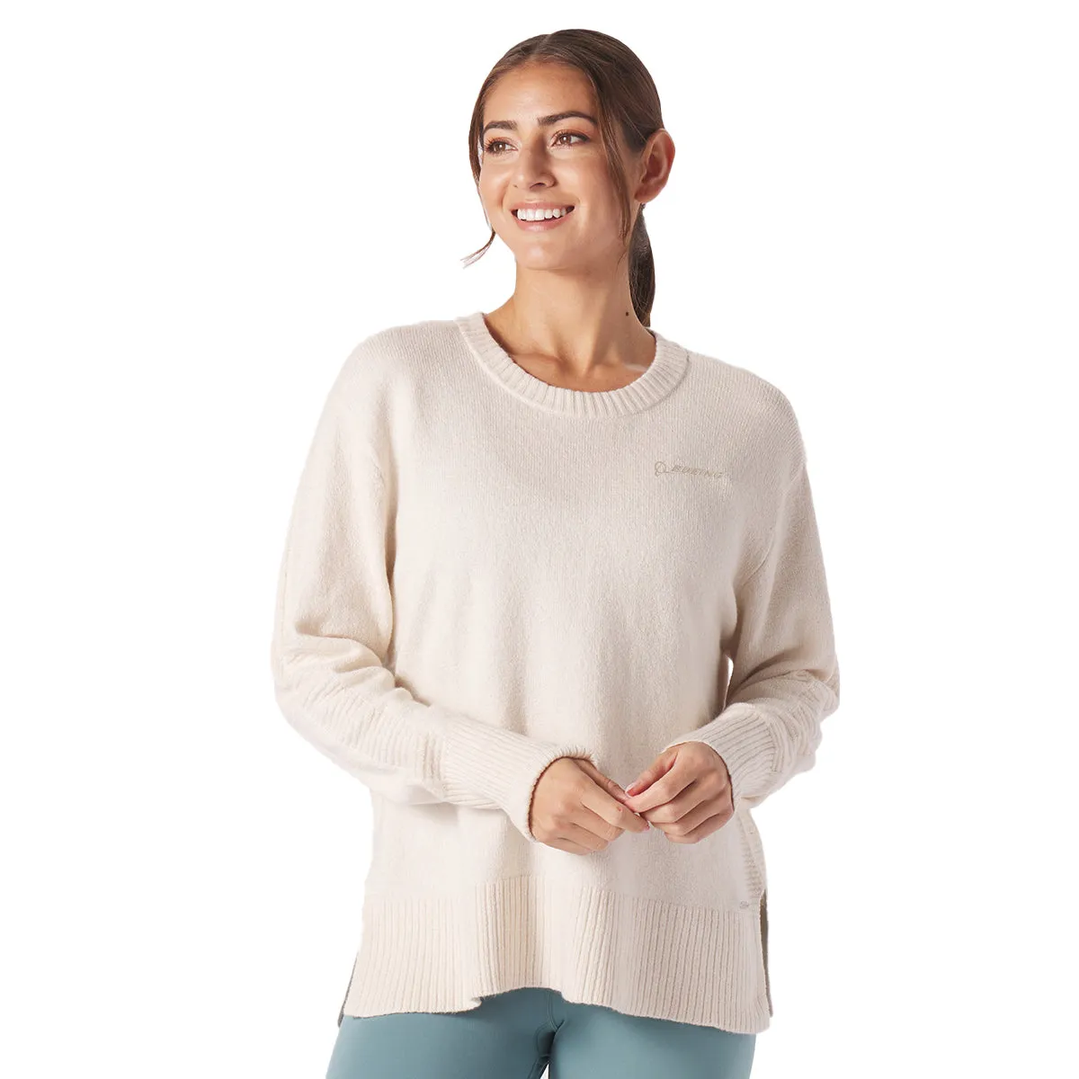 Glyder Boeing Women's Elevated Knitted Crewneck Sweater