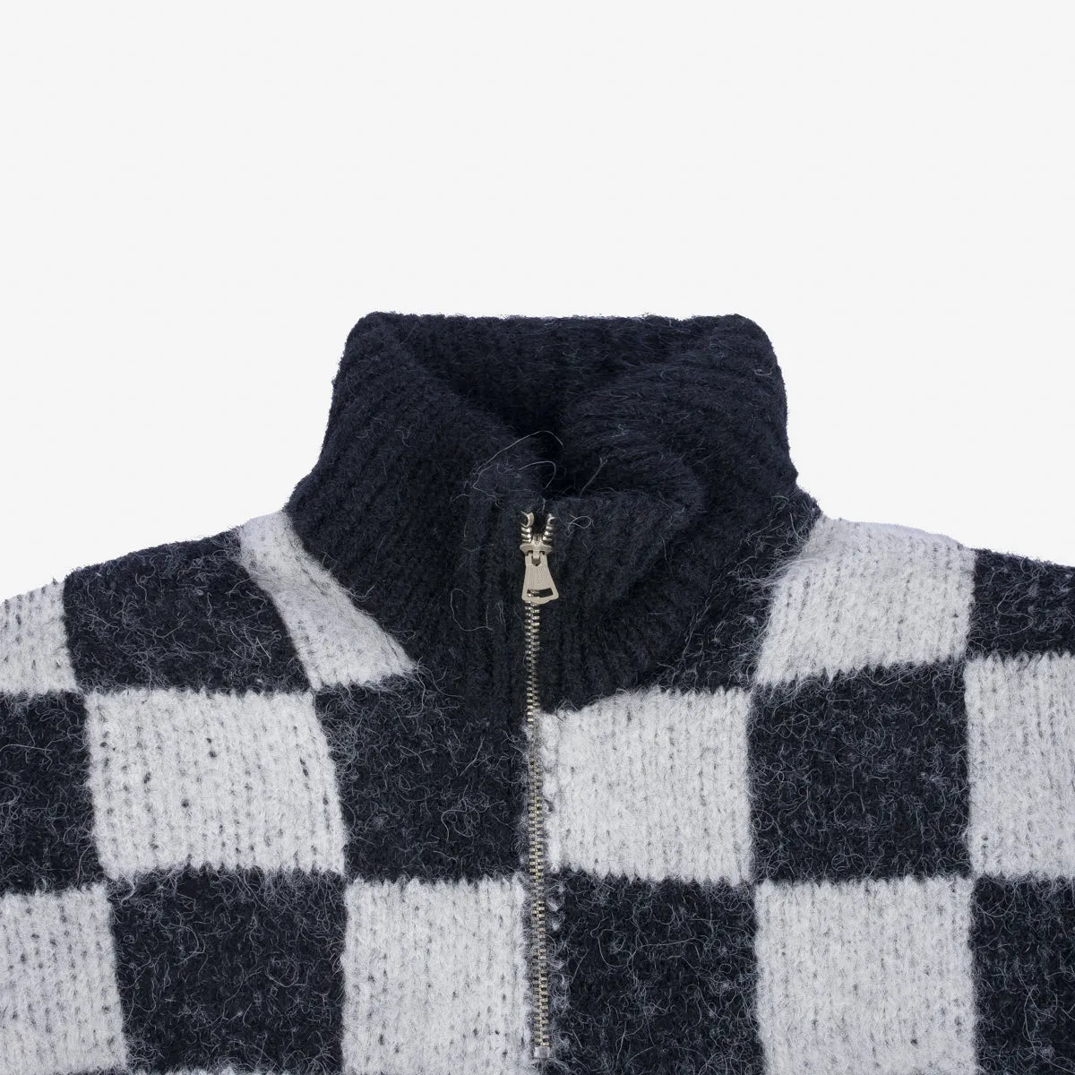 Grunge Check Sweater