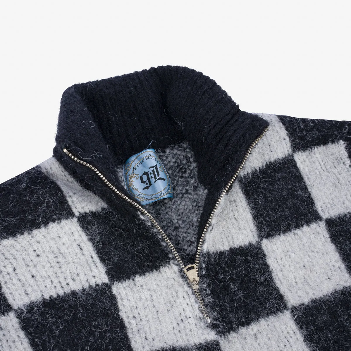 Grunge Check Sweater