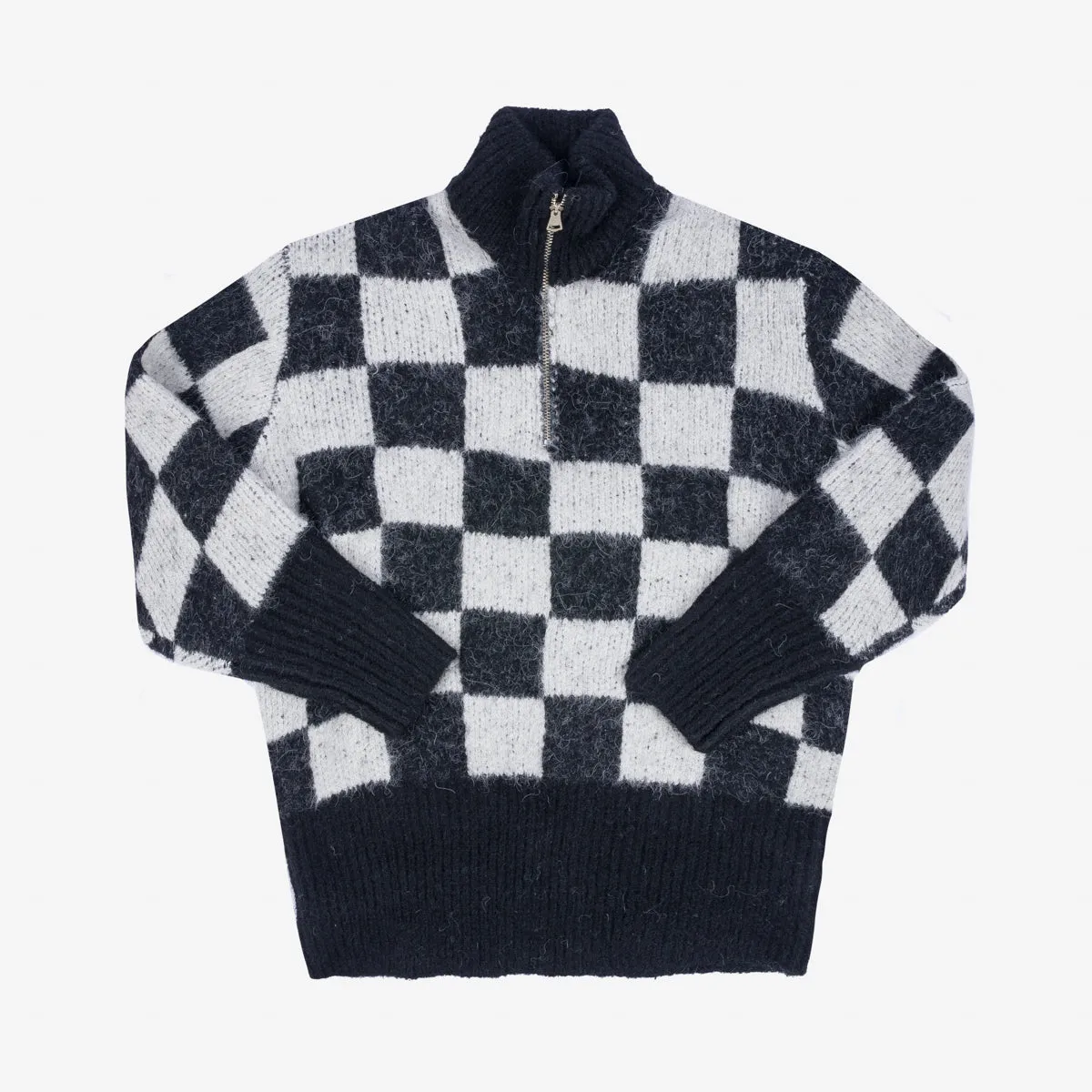 Grunge Check Sweater