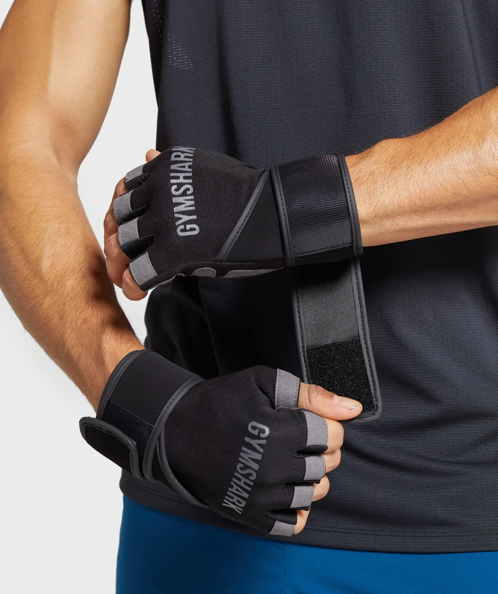 Gymshark Wrap Lifting Gloves - Black