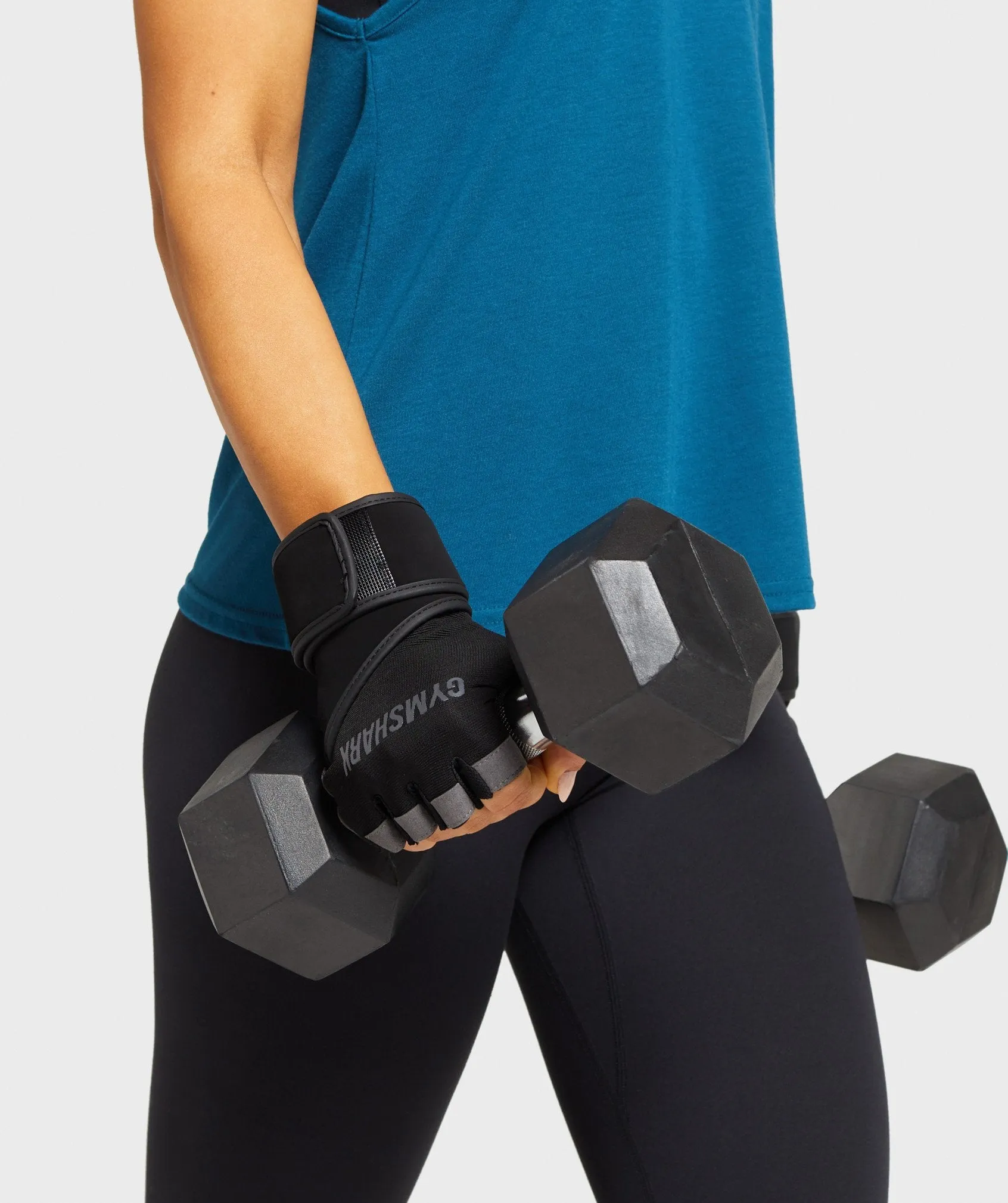 Gymshark Wrap Lifting Gloves - Black