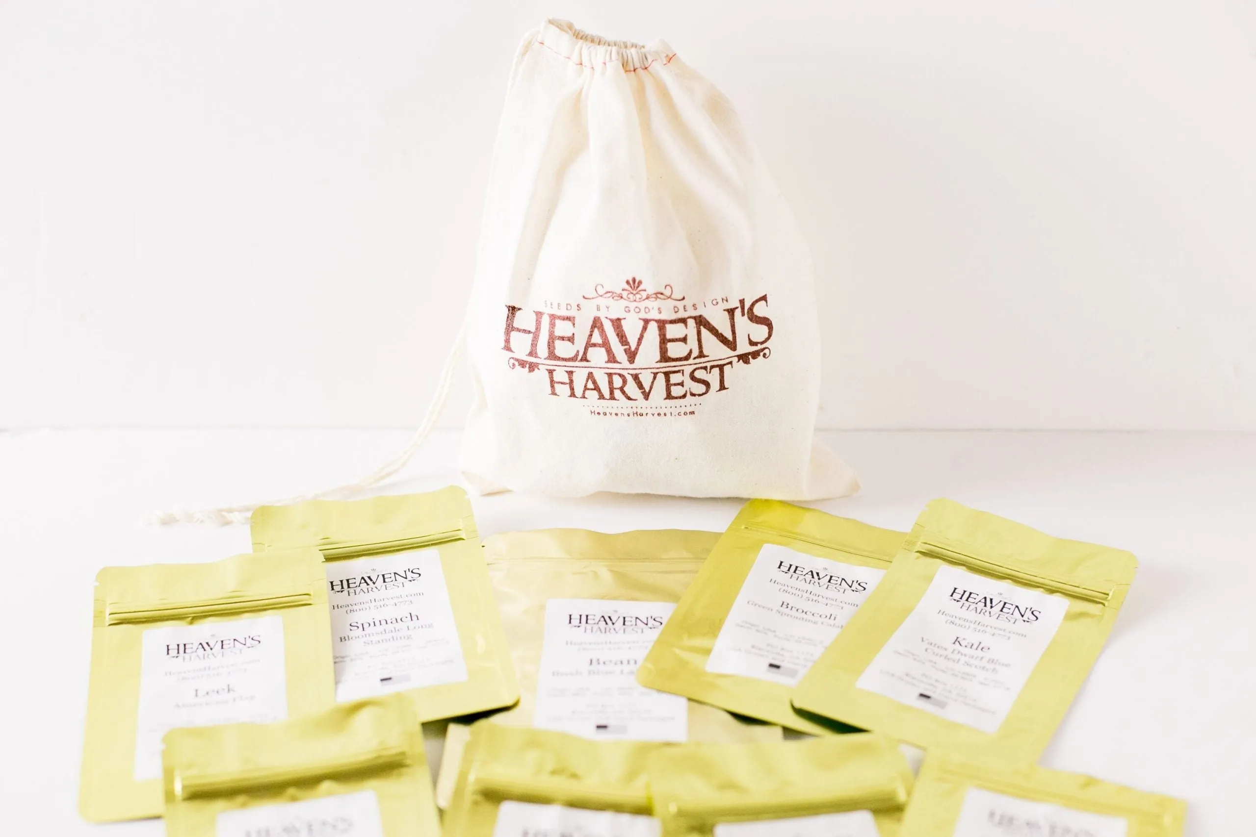 Heaven's Harvest - Heirloom Starter Seed Kit - 6 Varieties