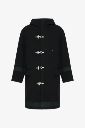 HEAVY WOOL COAT BLACK