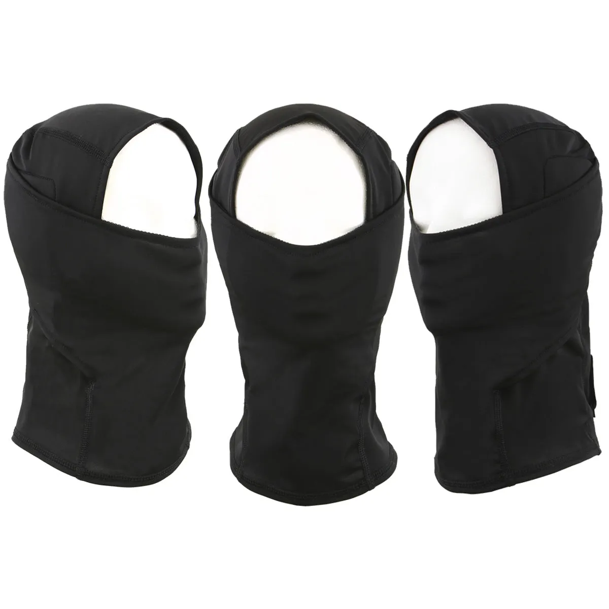 Hot Leathers HLT68 'The O.G.' Flat Black DOT Half Helmet for Men and Women w/ MP7922FMSET Heated Balaclava Bundle