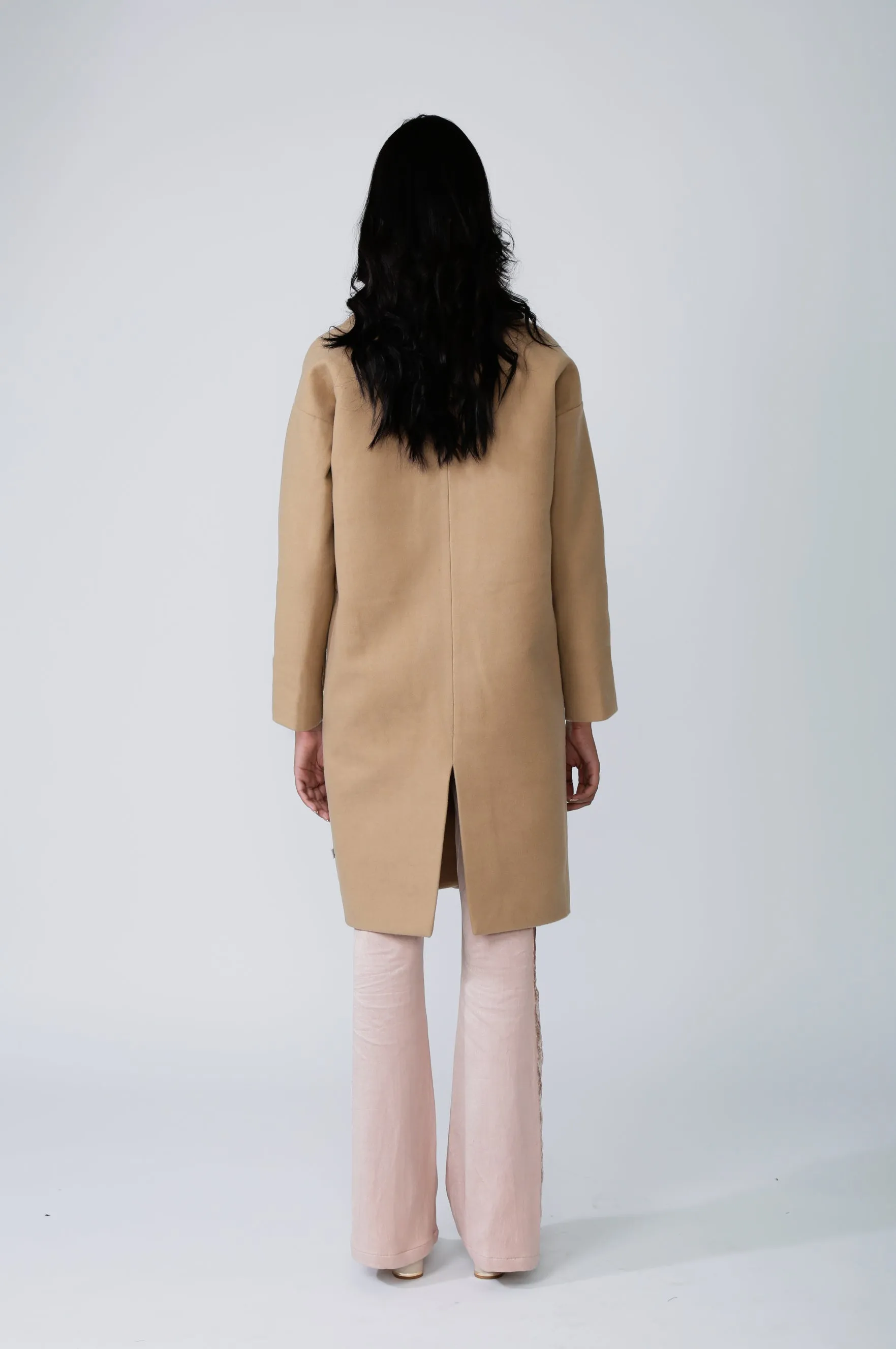 INAS Camel Wool Blend Coat