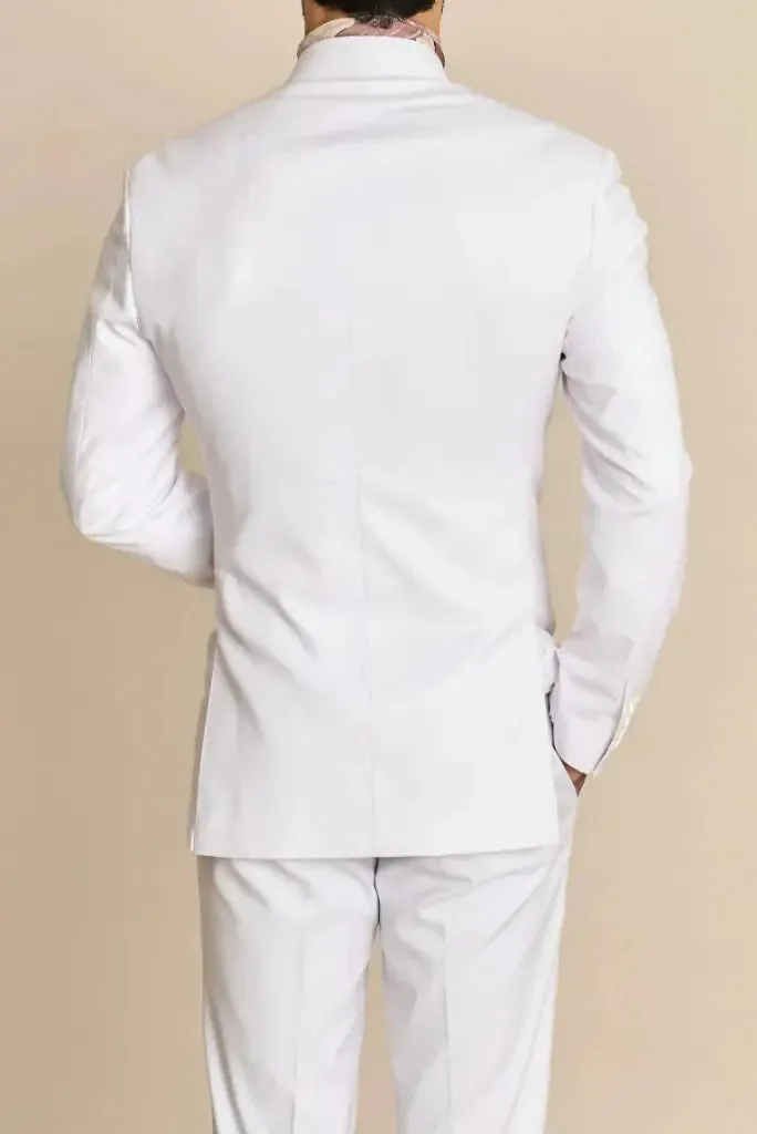 Indian Style White Jodhpuri Suit Classic Suit Bandhgala White Suit Party Wear For Him At Sainly