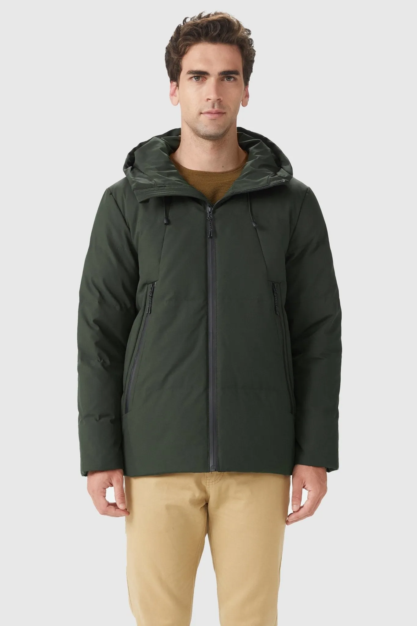 Insulated Warm Hooded Puffer Down Jacket