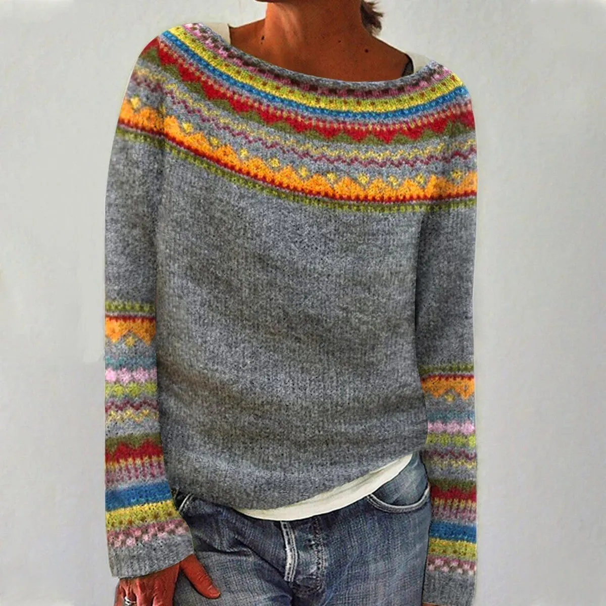 IRMA™ | KNITTED VINTAGE SWEATER FOR WOMEN