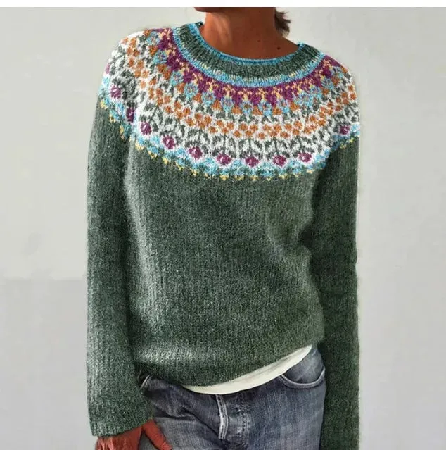 IRMA™ | KNITTED VINTAGE SWEATER FOR WOMEN