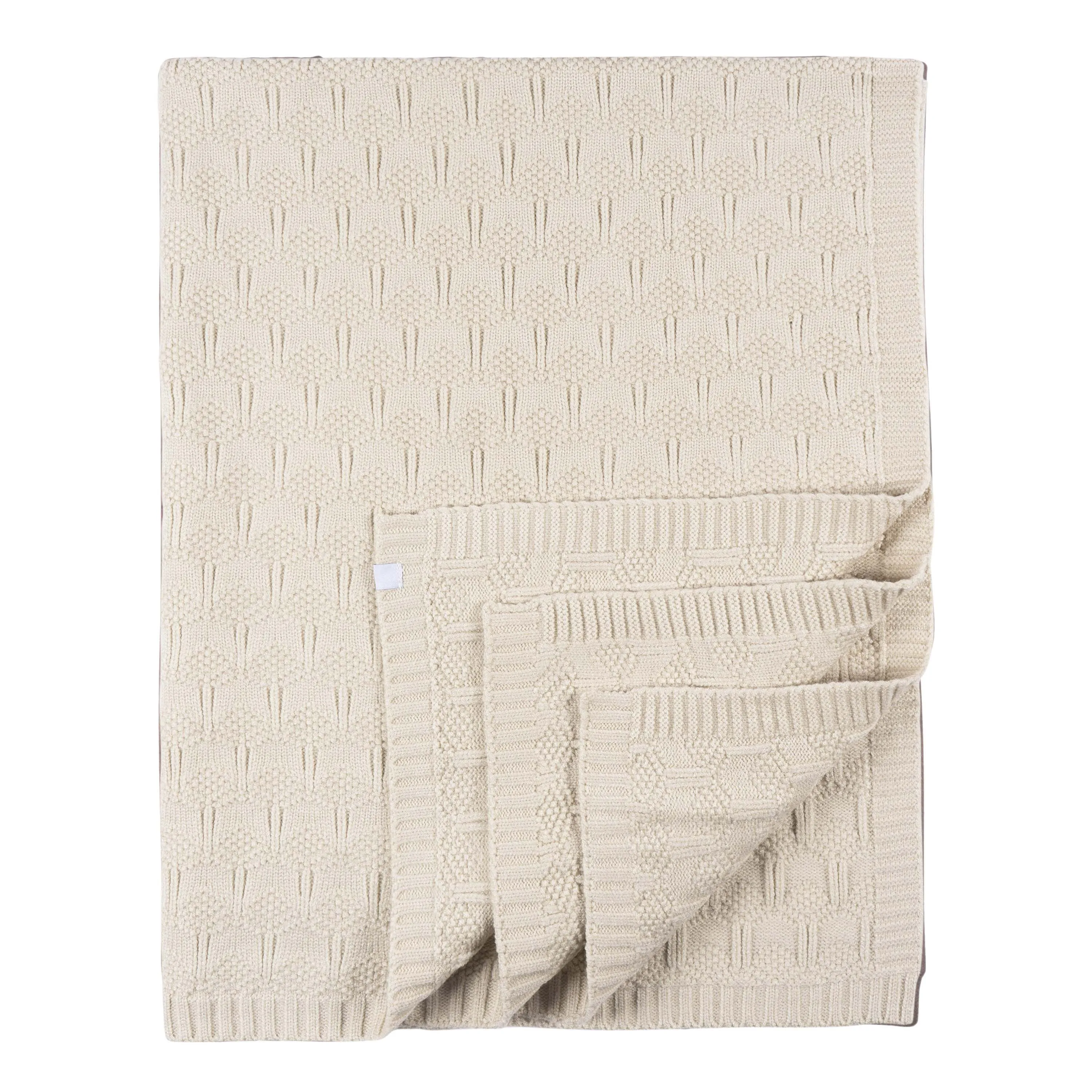 Just Born by Gerber Baby Neutral 1-Pack Sweater Knit Blanket - TAN