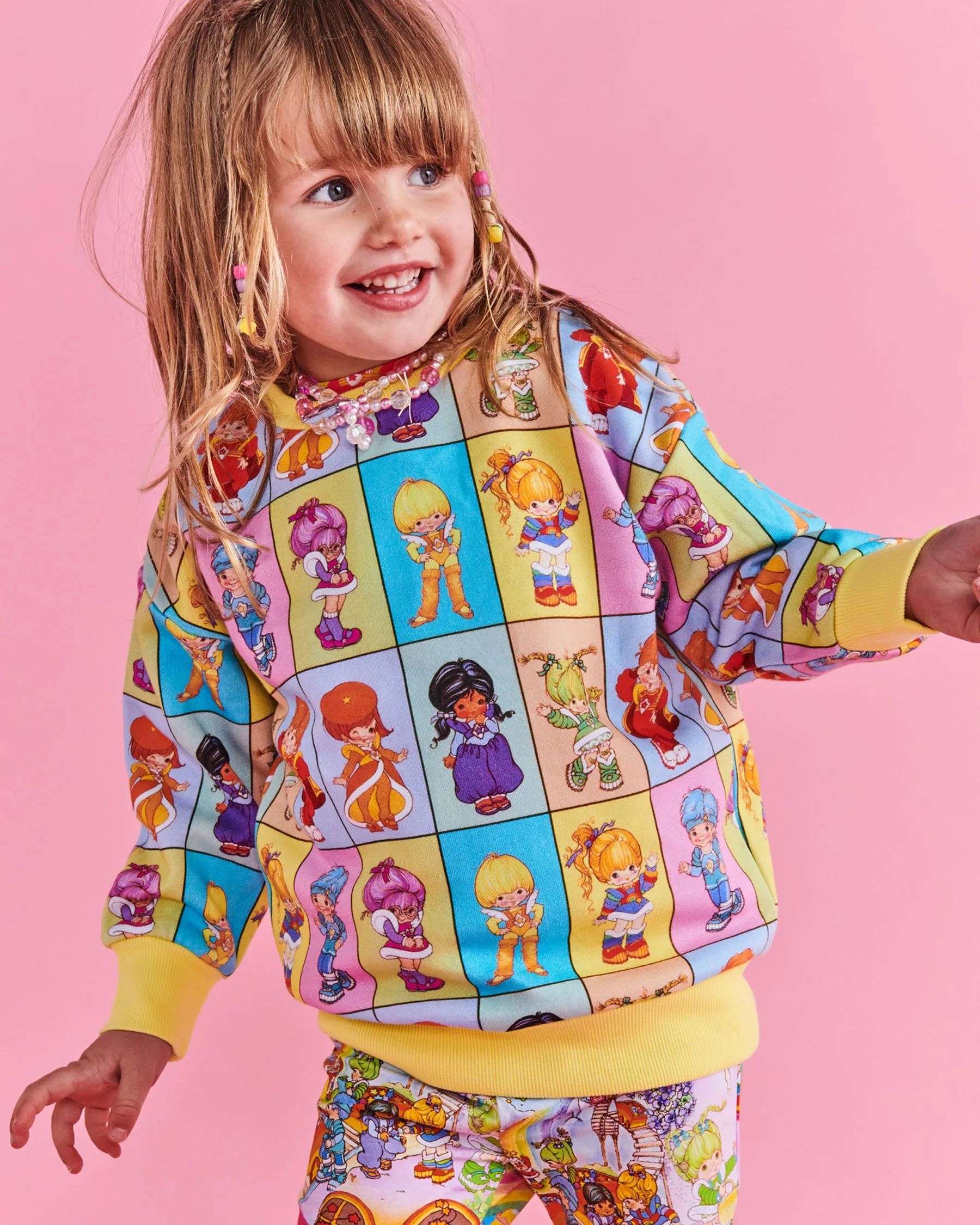 Kip & Co x Rainbow Brite The Gang Organic Cotton Sweater