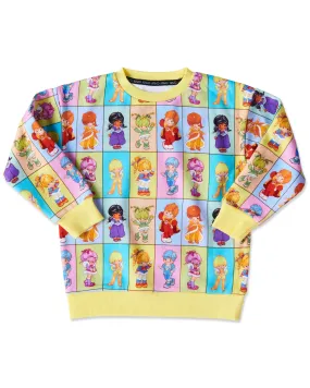 Kip & Co x Rainbow Brite The Gang Organic Cotton Sweater