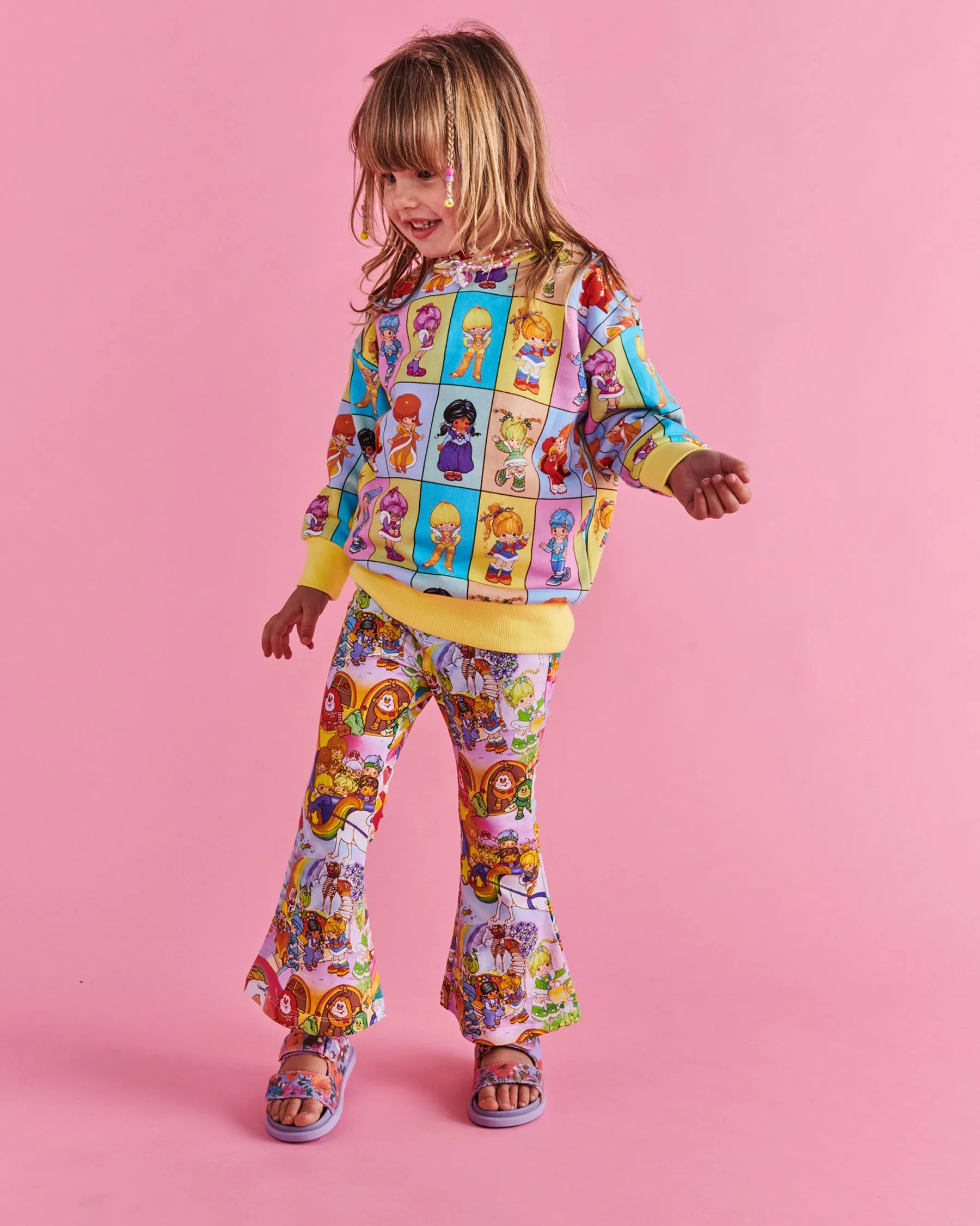 Kip & Co x Rainbow Brite The Gang Organic Cotton Sweater