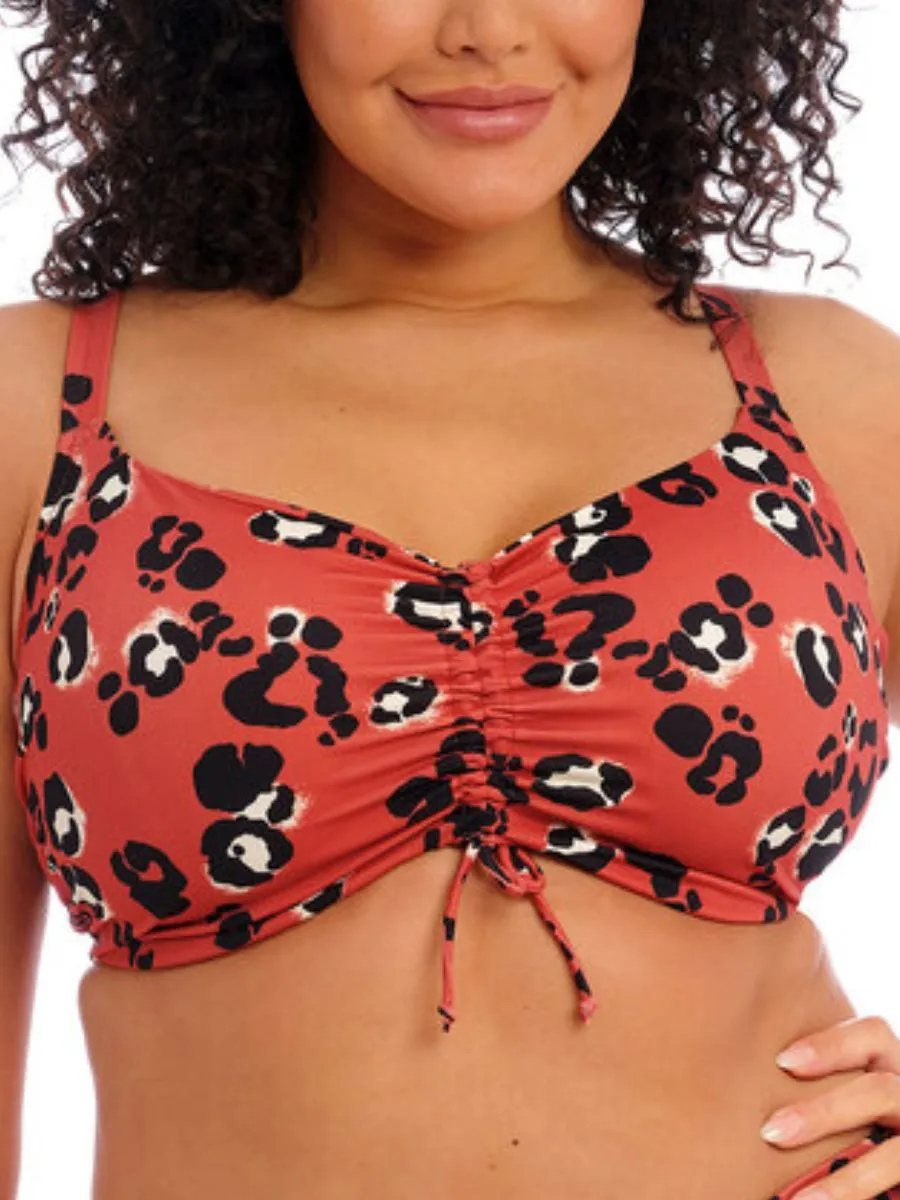 Kotiya Crop Bikini Top - Terracotta