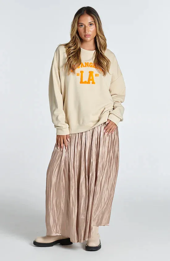 LA Sweater in Latte