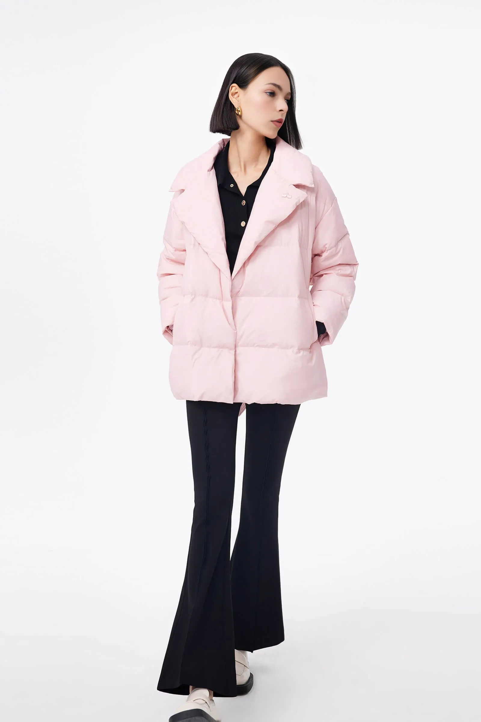 LILY Elegant Suit-Style Velvet Coat