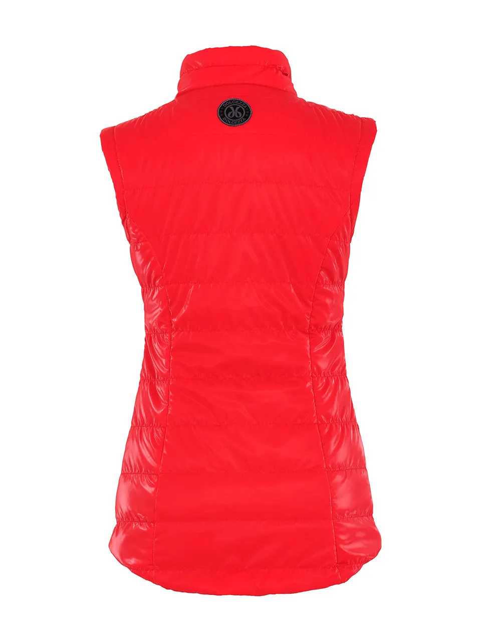 Liquid Velvet Puffer Vest by Dolcezza