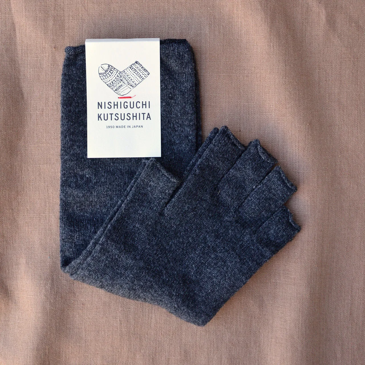 Long Fingerless Gloves in 100% Merino