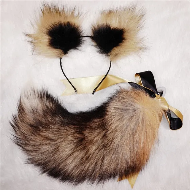 Luxury Realistic Fox Tail Plug