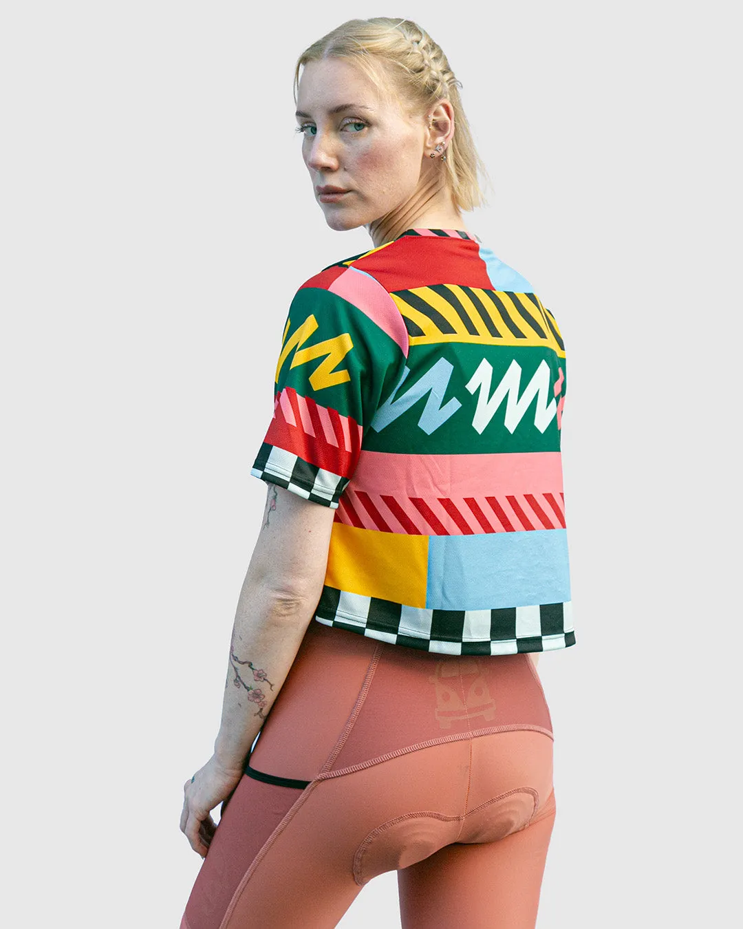 Macchina Women's Crop Top Upcycle