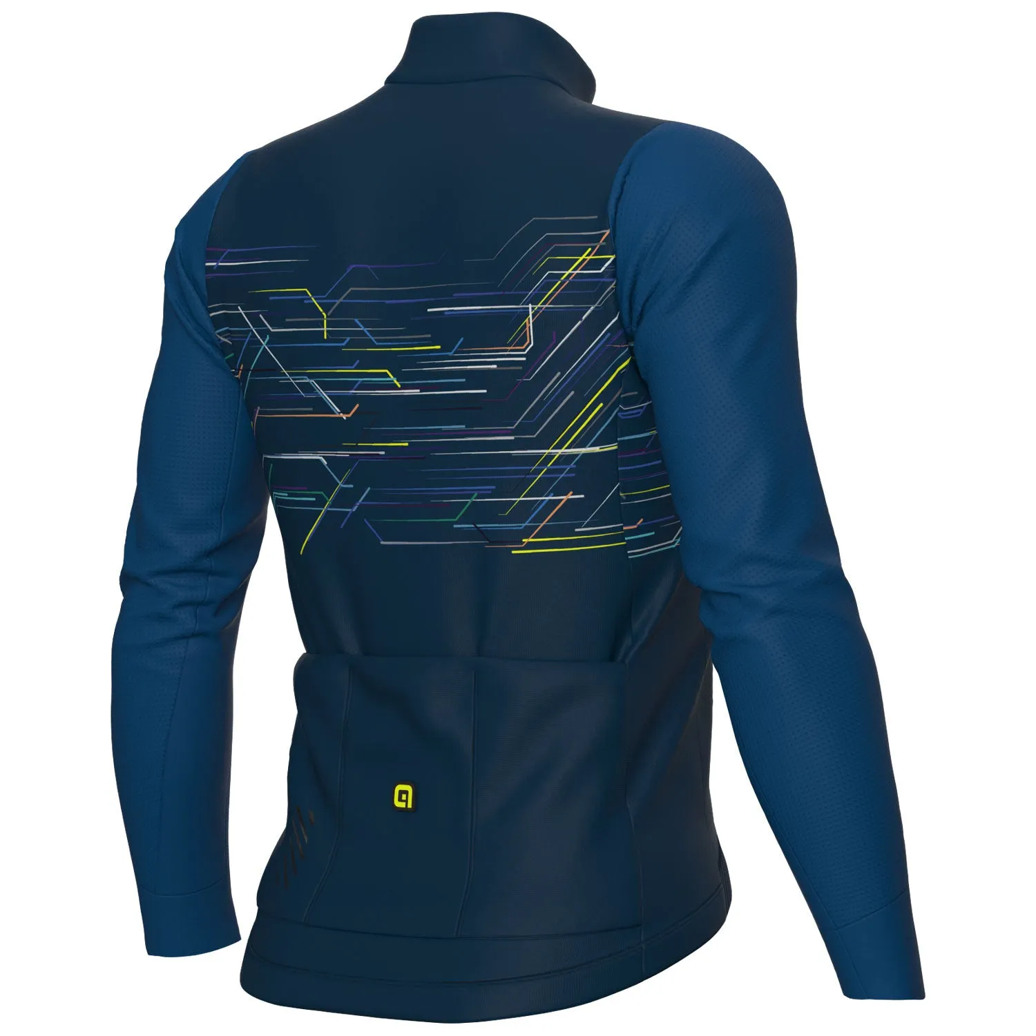 Maglia maniche lunghe Ale PR-E Megabyte - Blu