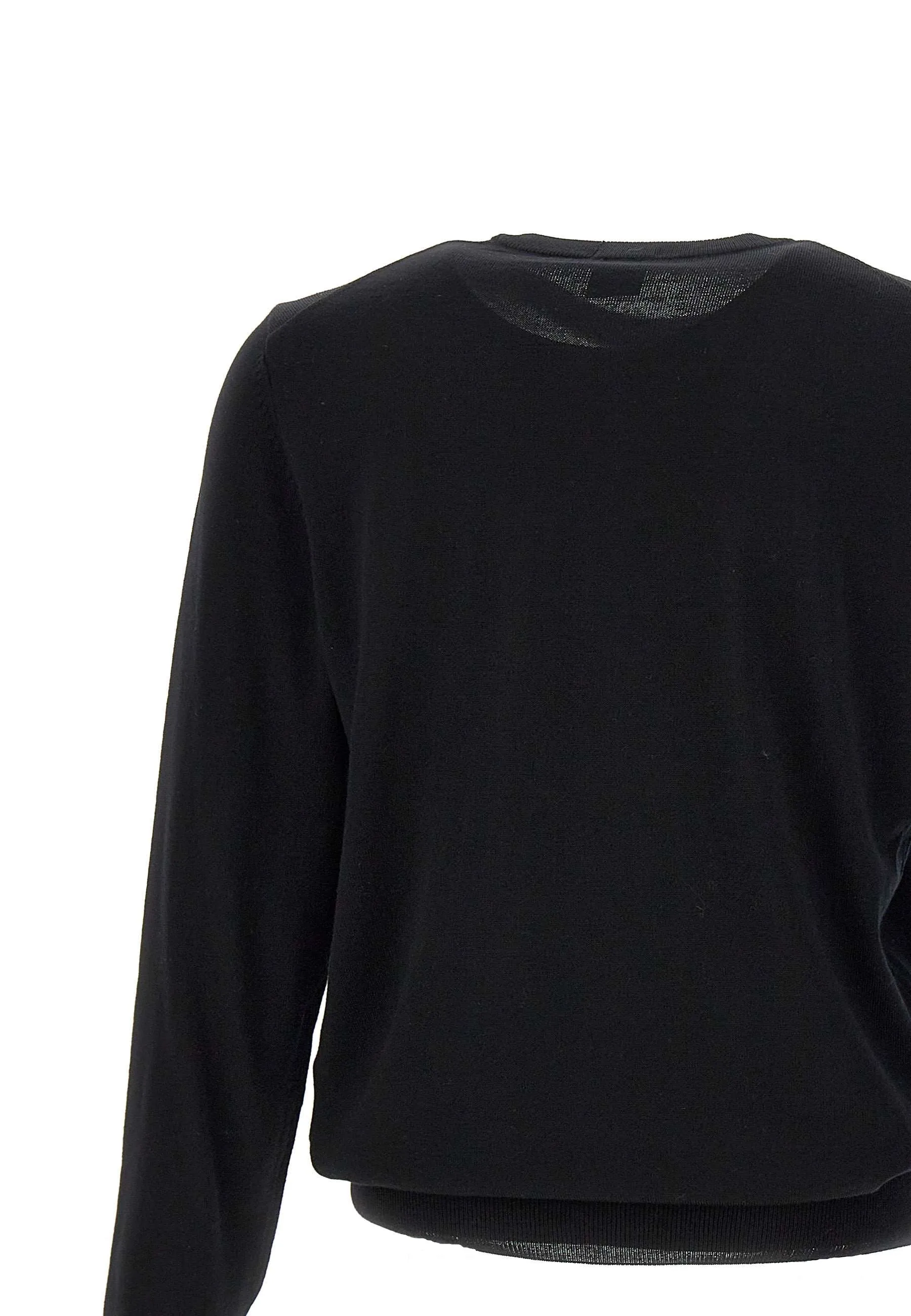 Men's Black Virgin Wool Sweater