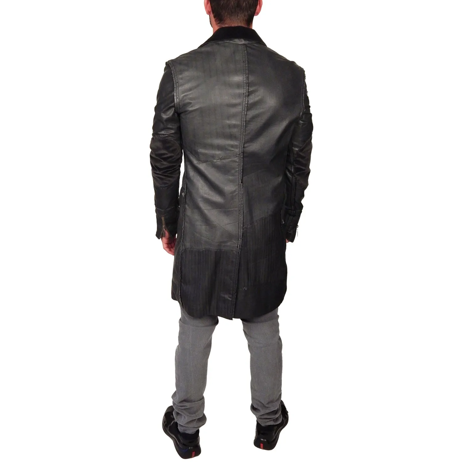 Men's JUNKER DESIGNS - "CAMERON" Custom Lambskin 3/4 Trench Jacket