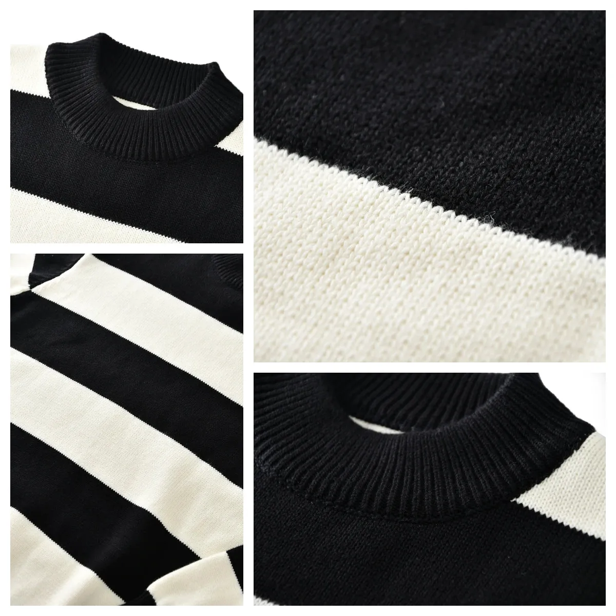 Men's Striped Prisoner Sweater