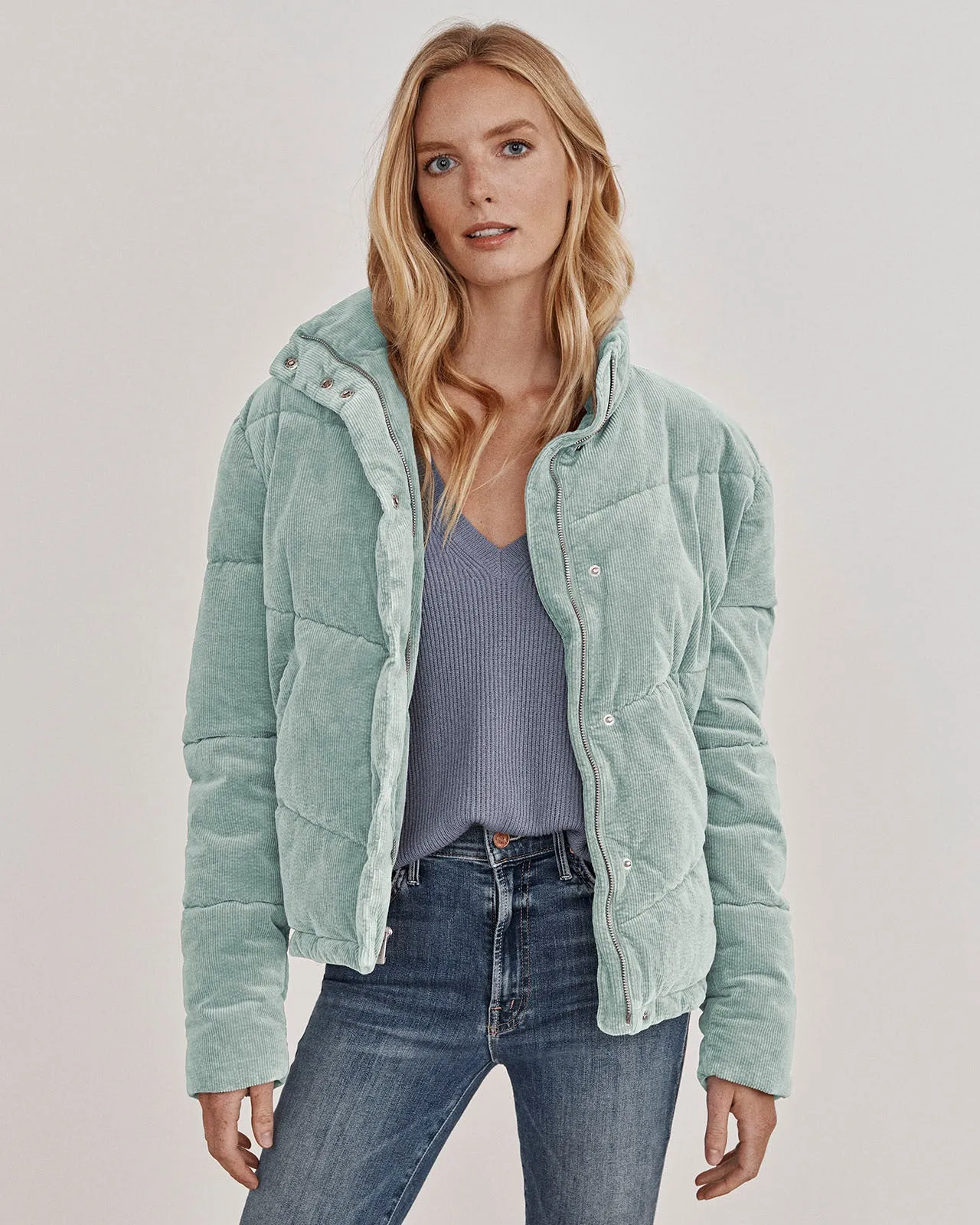 Milla Cord Puffer Jacket