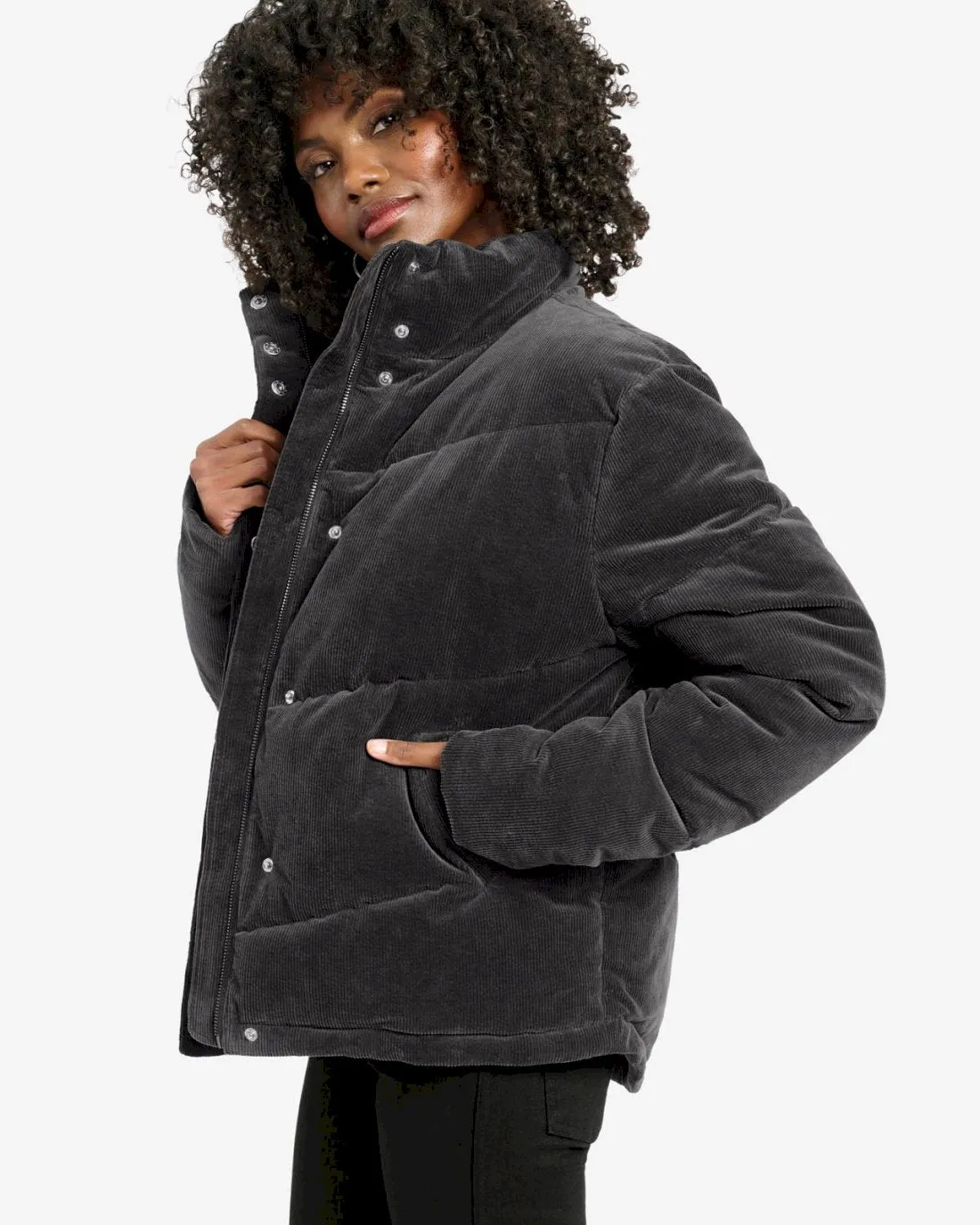 Milla Cord Puffer Jacket