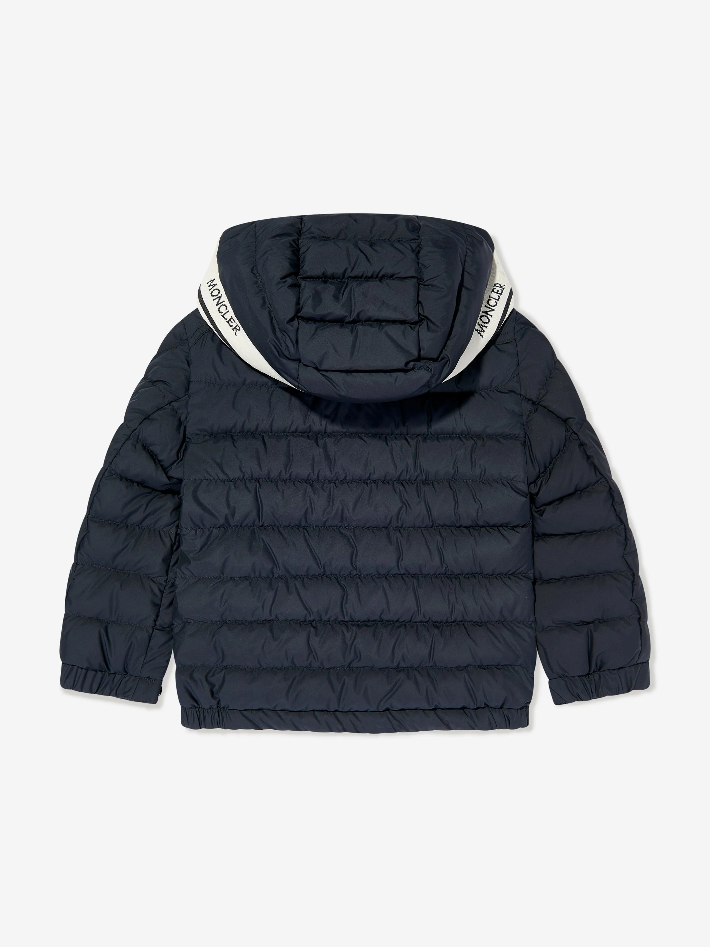 Moncler Enfant Boys Down Padded Cornour Jacket in Navy