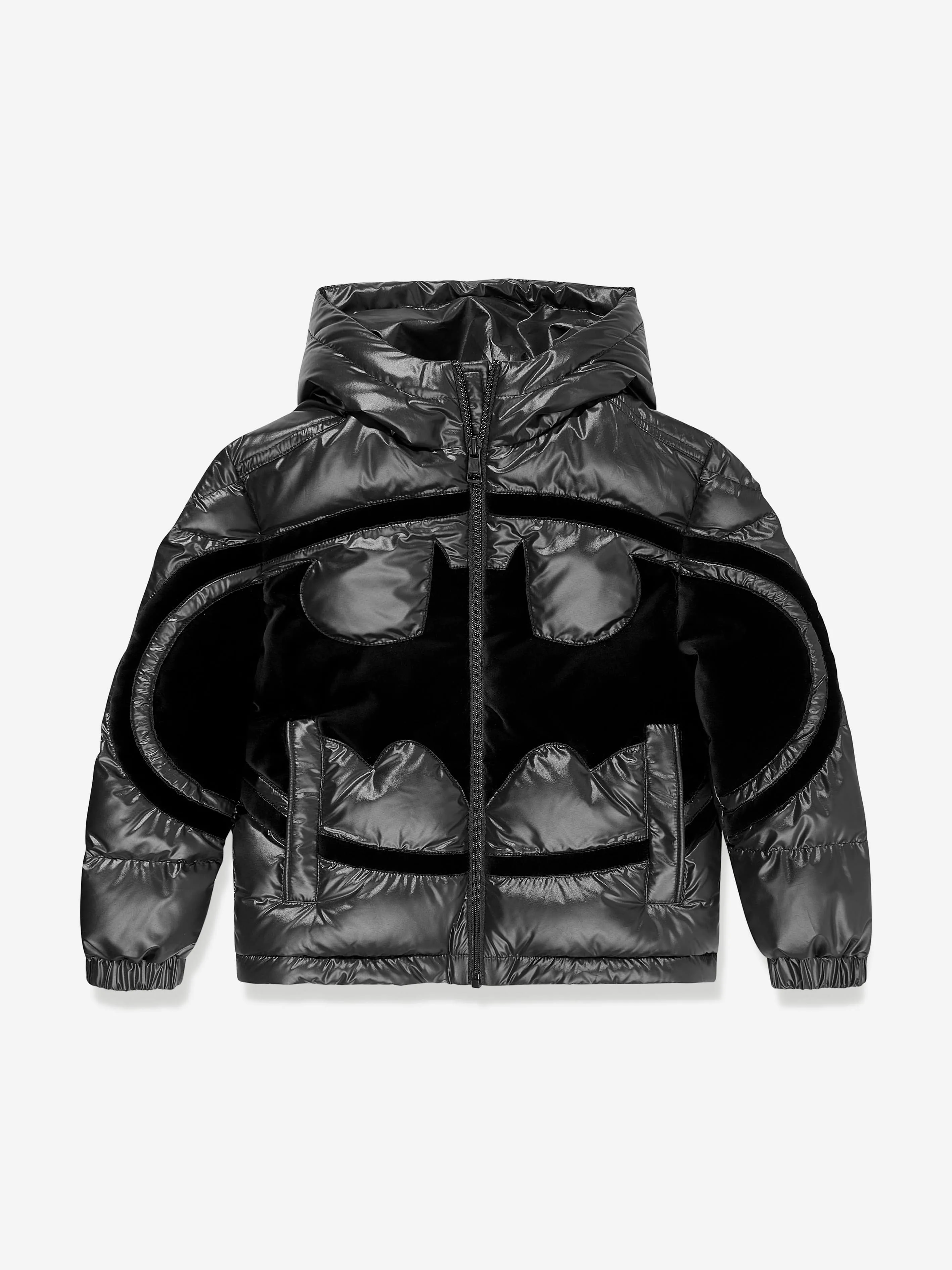 Moncler Enfant Boys Down Padded Solander Jacket in Black