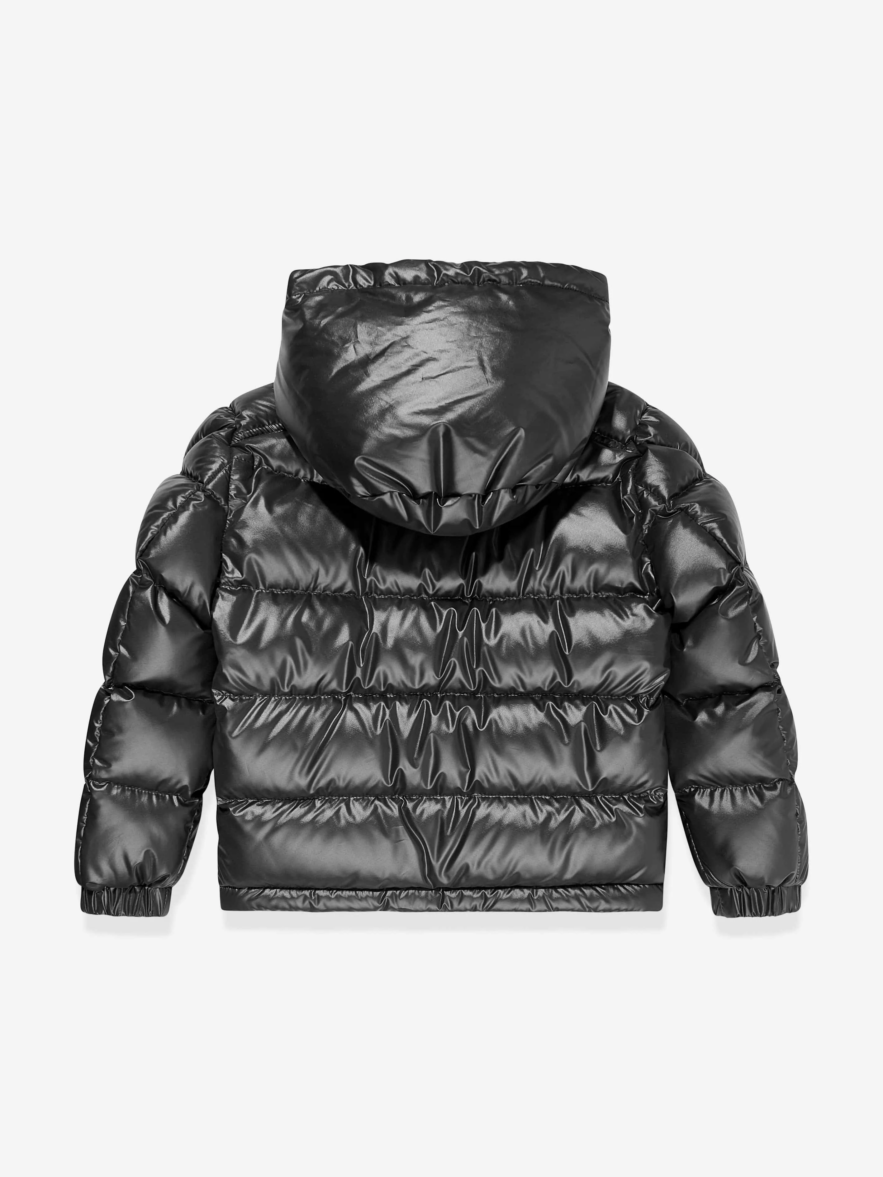 Moncler Enfant Boys Down Padded Solander Jacket in Black