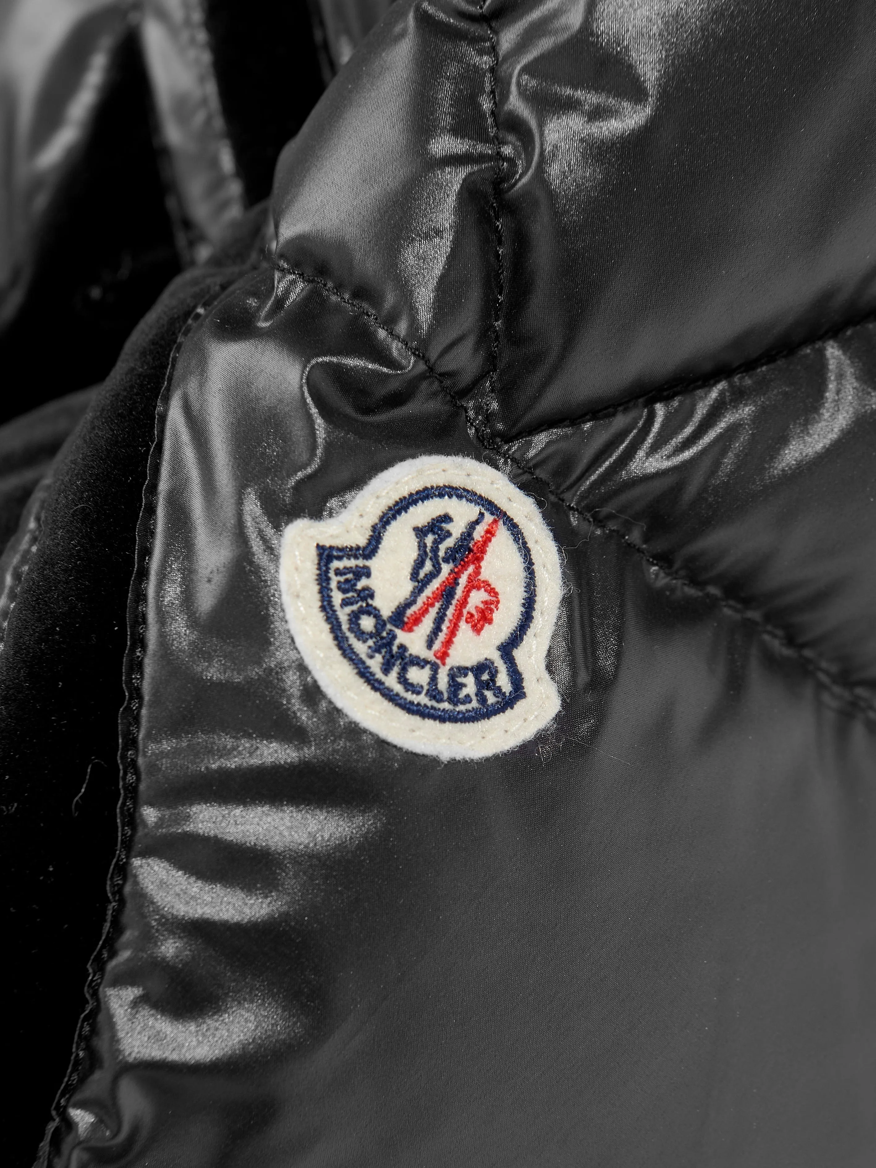 Moncler Enfant Boys Down Padded Solander Jacket in Black