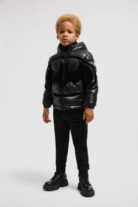 Moncler Enfant Boys Down Padded Solander Jacket in Black