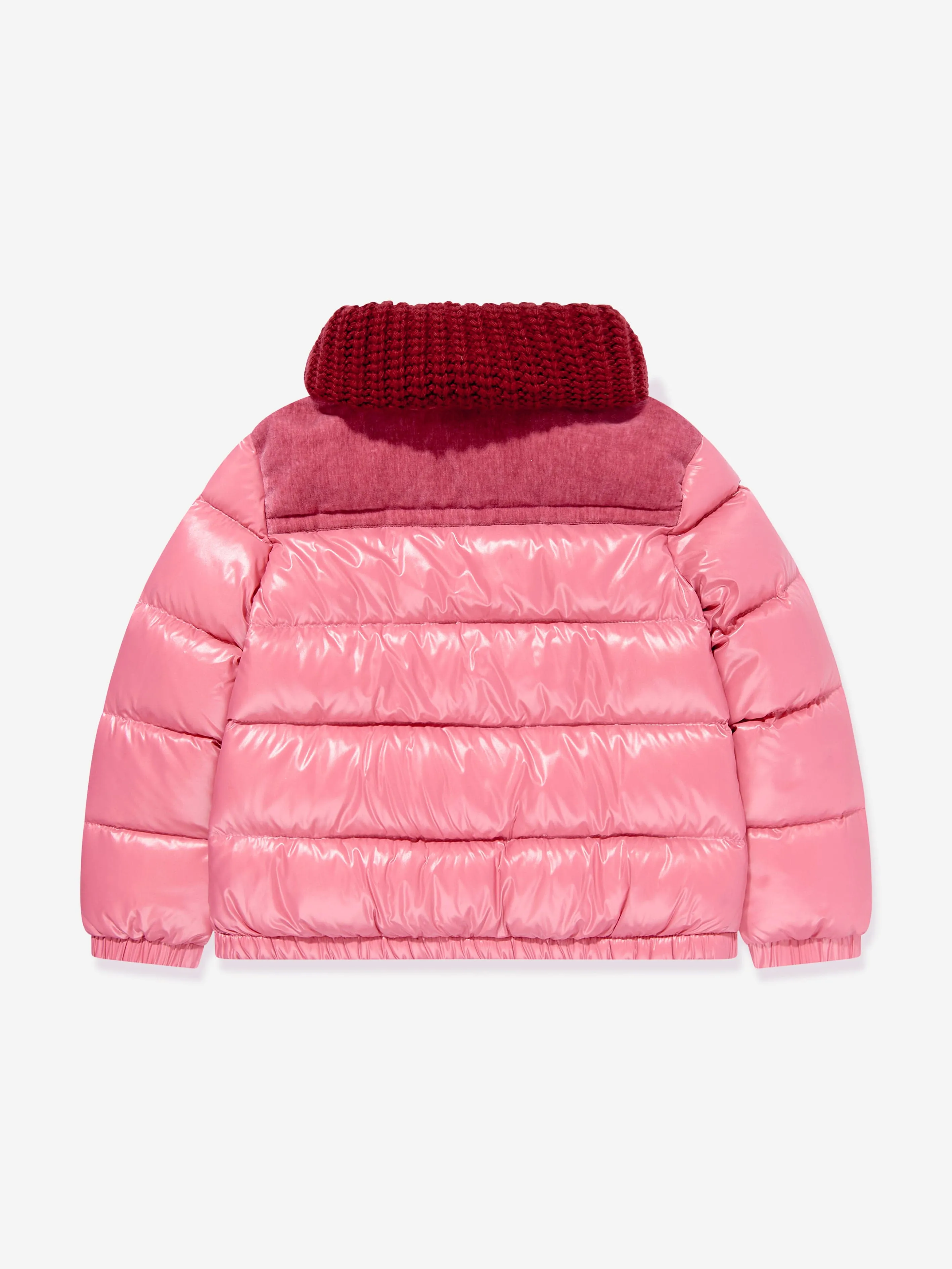 Moncler Enfant Girls Down Padded Auffrique Jacket in Pink