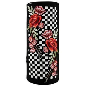 Motlely Tube Checkered Floral